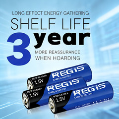20-Pack AA High-Performance Carbon Batteries, 1.5 Volt，Durable, high capacity.