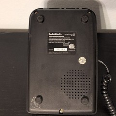 RadioShack 43-475 Tone/Pulse Desk Corded Telephone, 1-Line, Black