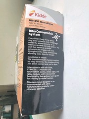 Kidde HD135F Interconnected 120V AC Wire-in Heat Detector Alarm Home Safety