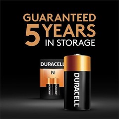 N 1.5V Alkaline Battery, 2 Count Pack, N 1.5 Volt Alkaline Battery, Long-Lasting
