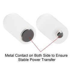Coliao 10pcs AAA to AA Battery Adapter Clear
