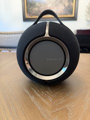 New Open Box Devialet Mania Portable Speaker Deep Black with zippered case
