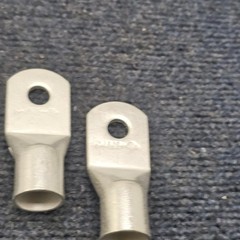 (QTY 4) SELTERM MDS4038PXL-2: 4/0 AWG (XL) 3/8″ Stud Tinned Copper Wire Lugs