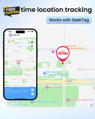 Mini GPS Tracker for Car Magnetic Real Time Locator No Monthly Fee Android iOS