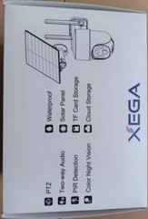 Xega Wireless 4G LTE Cellular Security Camera Solar with SIM Card & 2 Way Talk
