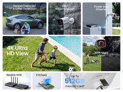 Reolink RLC-810A 4k Outdoor PoE Security Camera Smart Detection Night Vision