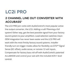 AudioControl LC2i PRO 2-Channel Active Line Output Converter/Line Driver/ACR-1