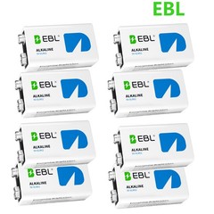 EBL 9V 9 VOLT ALKALINE BATTERIES Lot Pack EXP 12/2030 BRAND NEW SEALED