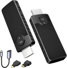New Upgraded Wireless HDMI Transmitter and Receiver Plug and Play Wireless HDMI
