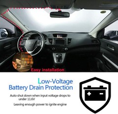 Dash Cam Hardwire Kit Mini USB 12V-24V to 5V Low Voltage Fuse Tap