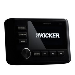 Kicker 51KMC4 Marine Dual-Zone Media Center Receiver w/Bluetooth/AM/FM/WB/USB