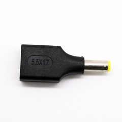 USB 2.0 A Female to DC 5.5 x 1.7mm Male Connector Charge Power Adapter Charging
