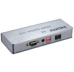 4K HDMI Splitter 1X2 1080P HDMI Switch Splitter with EDID RS232 TV HDTV 1 to 2