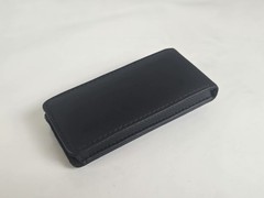 IPOD NANO 5G 5TH GENERATION LEATHER CASE FOLIO COVER Belt Clip 8GB 16GB BLACK