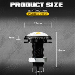 4 x New Amber LED Light For 2013-2014 Ford F150 Raptor Style Grille Light Kit