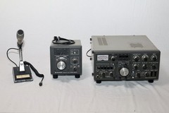 Working Kenwood TS-820S HF Hybrid Transceiver w/ VFO-820 Remote VFO & MC-50 Mic