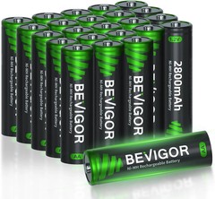 24 Pack Rechargeable AA Batteries 2800mAh 1.2V NiMH Pre Charged Low Self Disc…