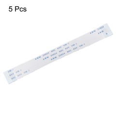 5Pcs Flexible Flat Cable 22 Pins 0.5mm Pitch 100mm FPC FFC Ribbon Cable (A Type)