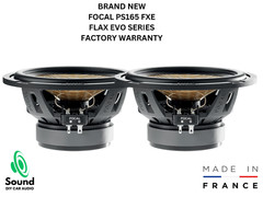 Focal PS165FXE – 6.5″ (16,5 CM) 2-Way Component Speaker Set FLAX EVO Series-WARR