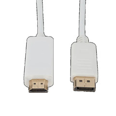Dp to Hdmi-Compatible Cable 1.8M 1080 HD Adapter Cable Computer Monitor Cable Co