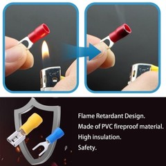 1200Pcs Assortment Insulated Electrical Wire Cable Connectors Crimp Terminal Kit