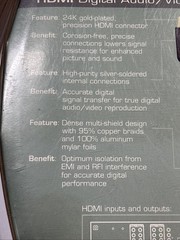 ACOUSTIC RESEARCH PRO II SERIES PR-185 24K GOLD PLATED HDMI 6 FOOT CABLE