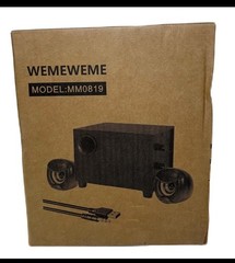 Wemeweme Computer Speakers, PC Speakers Subwoofer Desktop Laptop Monitor Gaming