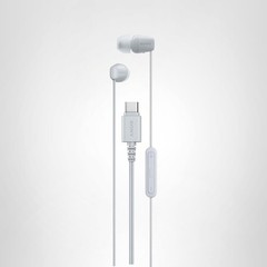 Sony IER-EX15C B Stereo Earbud Headphones Wired In-Ear Earphones USB-C (White)