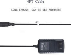 Adapter Input: 100V – 120V AC – 240 VAC 50/60Hz Worldwide Voltage Use Mains