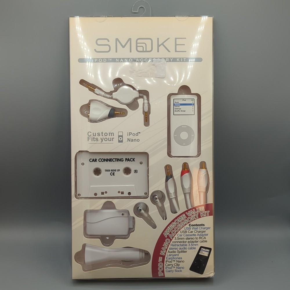 Smoke Ipod Nano Accessory Kit New