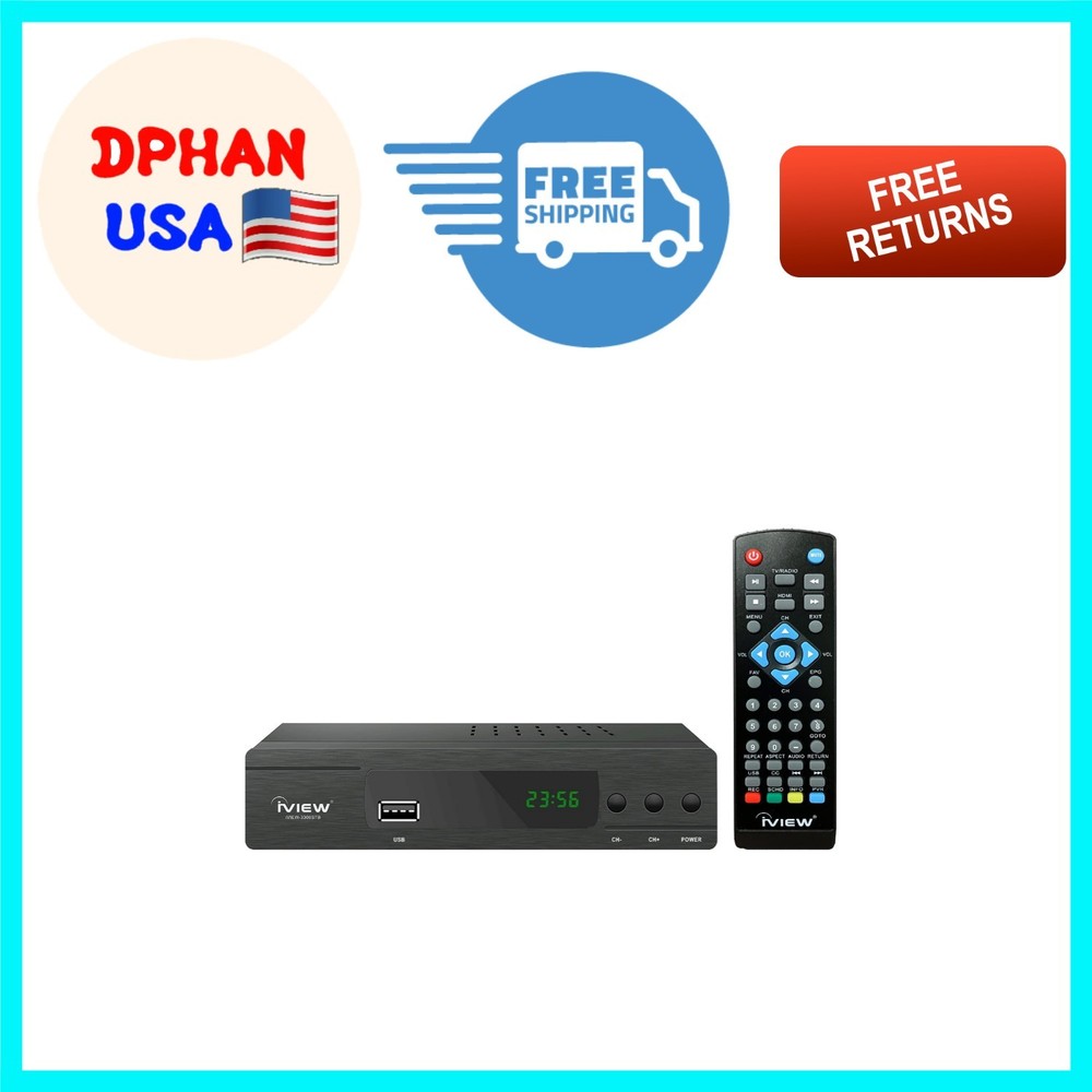 ATSC Converter Box – Transform Analog TVs with Recording & USB Media Playback
