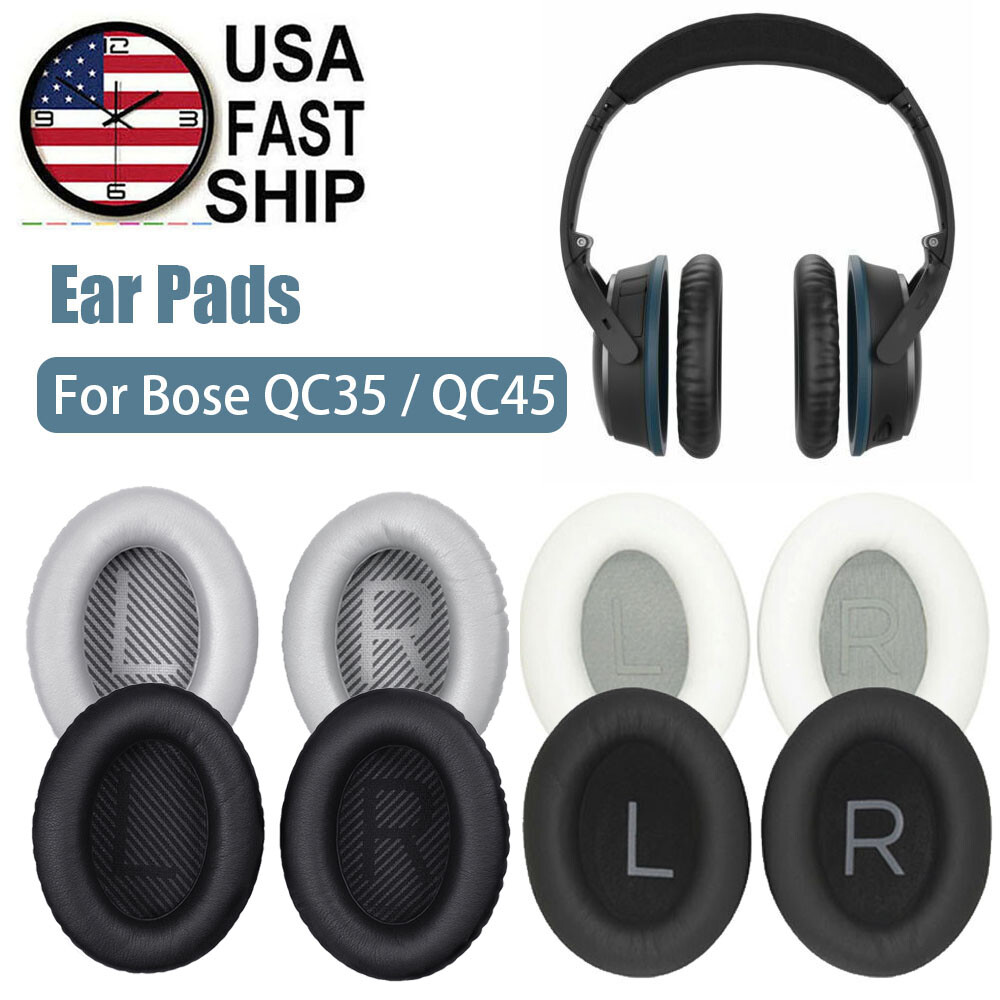 Ear Pads Soft Cushion Headphones For Bose QuietComfort QC35 / QC45 Replacement
