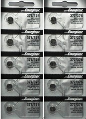 ENERGIZER 377/376 SR626SW SR626W (2 Piece) BATTERIES NEW SEALED Authorize Seller