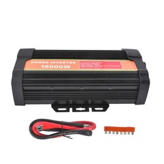 16000W Car Power Inverter DC 12V To AC 110V Black with 2x 2.1A USB and AC Socket