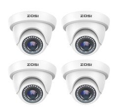 ZOSI 4-in-1 TVI 1080P Waterproof CCTV Outdoor Home Surveillance Security Camera