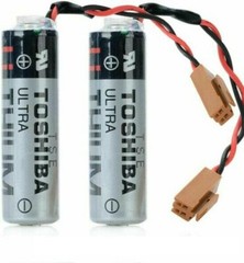 ❏ 15X ER6V 3.6V ER6VC119B ER6VC119A 2400mAh PLC Battery With Plug for TOSHIBA