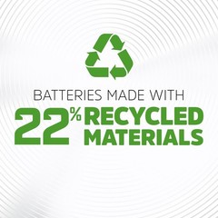 Recharge Universal Rechargeable AAA Batteries 8 Pack, Triple A Batteries
