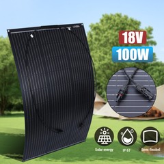 400W 200W Flexible Mono Solar Panel Kit Backup Generator Power Station RV Boat