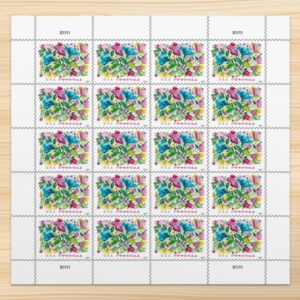 United States Postal Service Celebration Blooms Forever Postage Stamps…