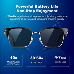 AI Smart Glasses for Women and Men, Bluetooth Translation Glasses with Chat G…