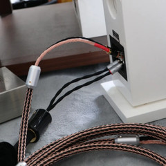 Pair Bi-wire Audio Speaker Cable 24 Strands 7N OCC Loudspeaker Wire Banana Plugs