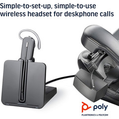 Poly Plantronics CS540 Wireless Convertible Headset DECT HD Noise Cancelling Mic