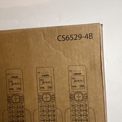 VTech CS6529-4B 4-Handset DECT 6.0 Cordless Phone with Answering System New Open