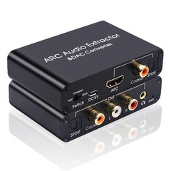 Digital Analog Audio Extractor 96KHz HDMI ARC Optical Coaxial DAC Converter