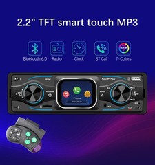 Car Stereo Single 1 DIN Radio MP3 Player Bluetooth AUX USB AM FM Audio Receiver
