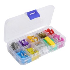 120Pcs Mini Blade Fuse Assortment Kit Fuses Assorted Set Auto Car Motorcycle SUV