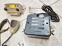 VINTAGE MOTOROLA RADIO SET FOR ANTIQUE POLICE CAR/FIRE TRUCK RESTORATION ADAM 12
