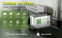 Second-Hand 12V100Ah LiFePO4 Lithium Battery for RV Marine Solar Trolling Motor