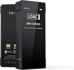 FiiO BTR7 Bluetooth Receiver & USB DAC/DSD CVC 8.0 Headphone Amp (Black)