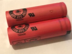 NEW!!! 2 pc SANYO UR 14500 AC Li-ion 740mAh Rechargeable 3.7v FLAT-TOPS